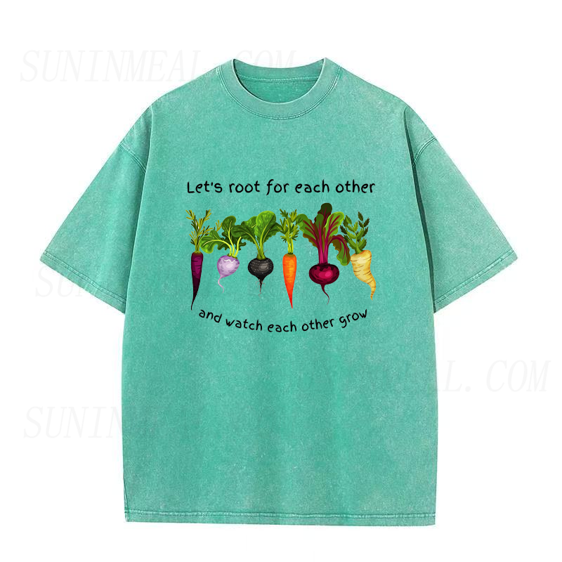 Lets Roots for Each Other Vegetable Unisex Tee