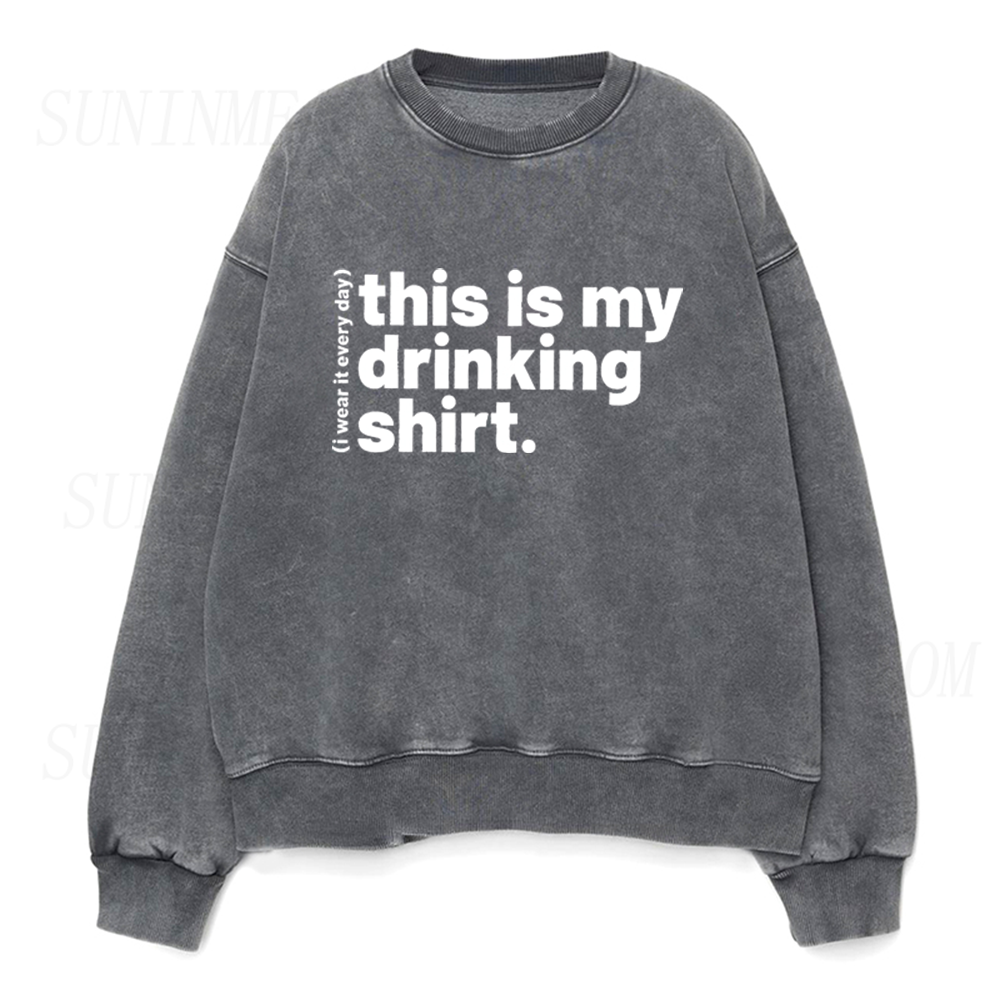 This Is My Drinking Unisex Crewneck Sweatshirt