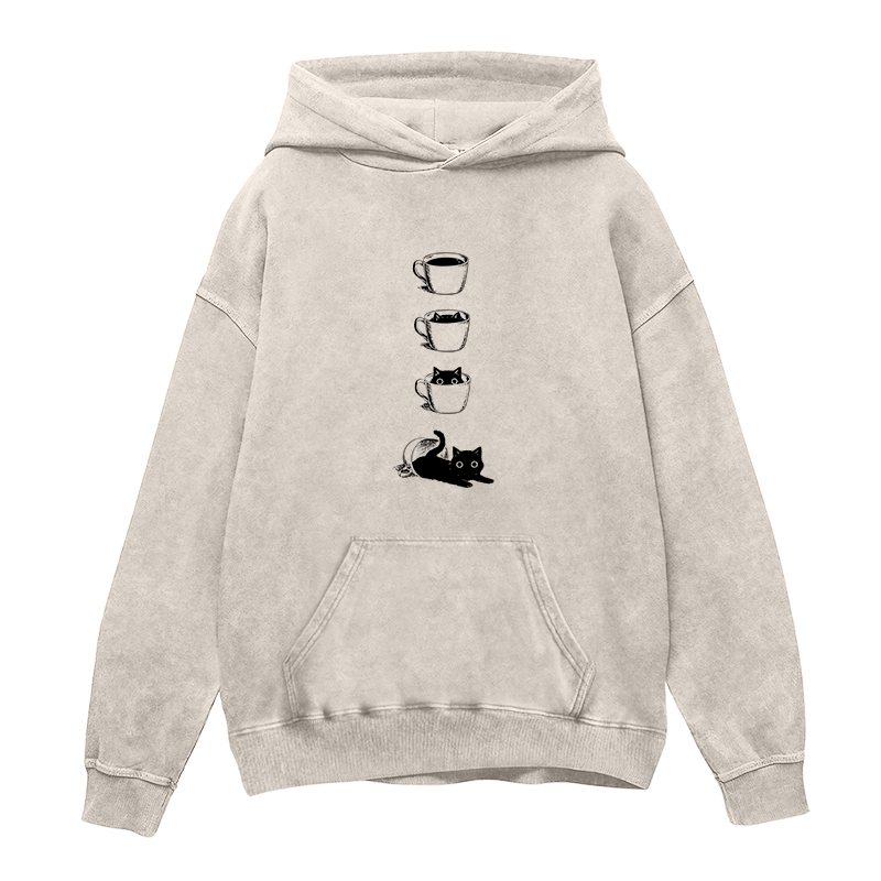 Coffee Cat  Unisex Hoodie