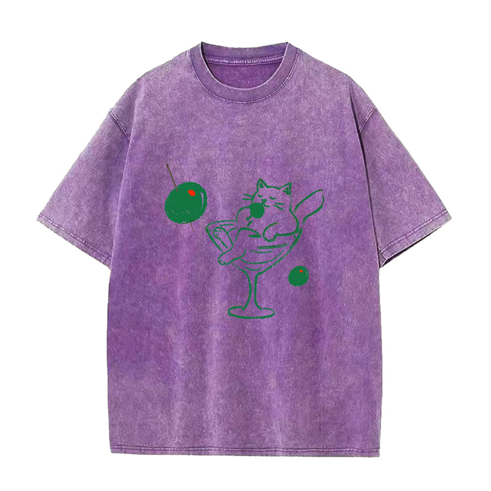 キャッツ・アンド・マティーニ ユニセックスTシャツ
