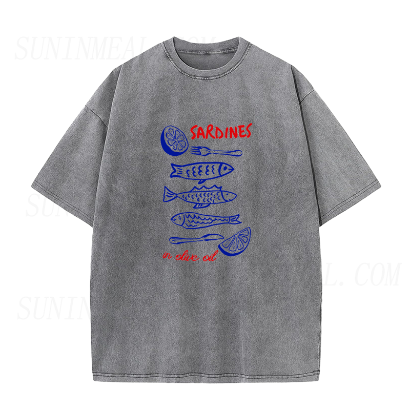 Sardines in Olive Oil Unisex Tee