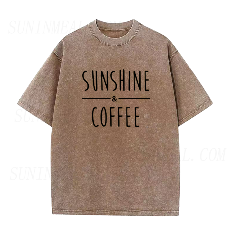 Sunshine And Coffee Unisex Tee
