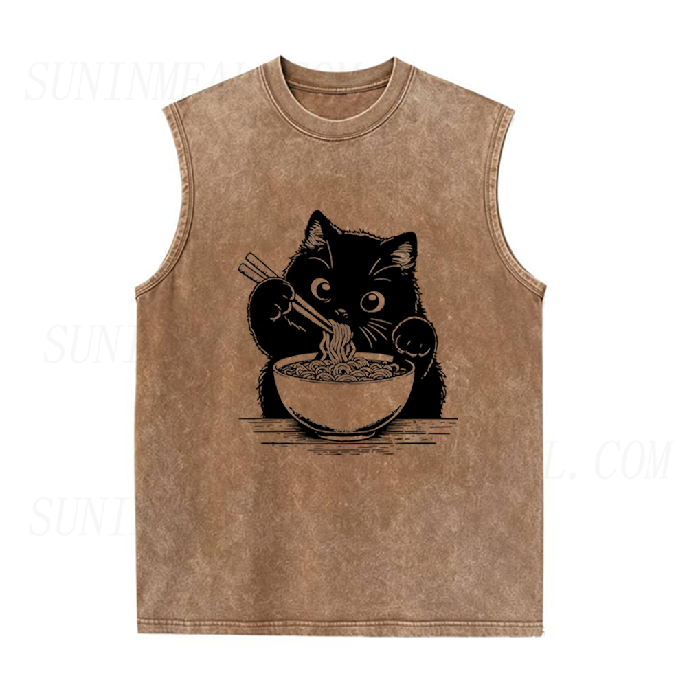 Ramen Cat Unisex Tank Top