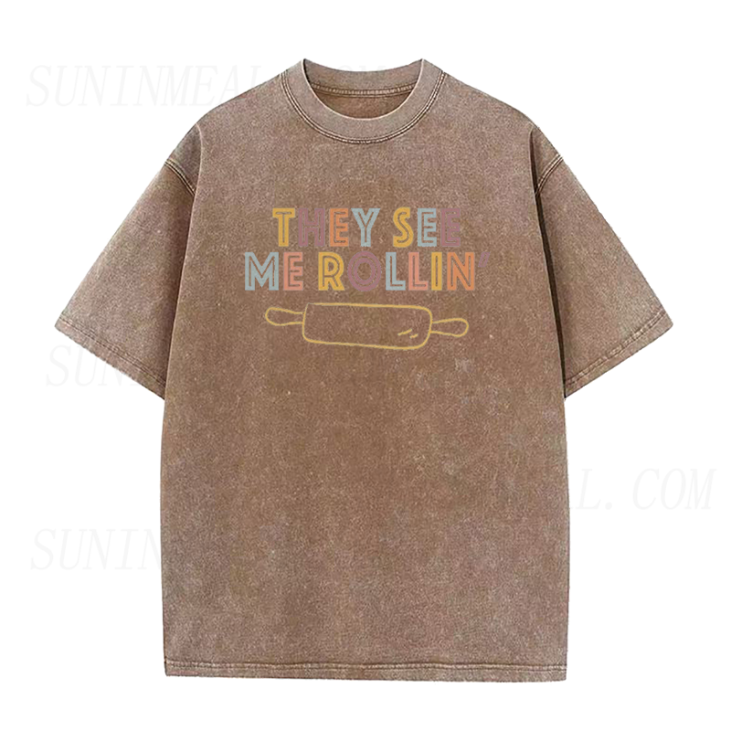 ユニセックスTシャツ「See me rollin」