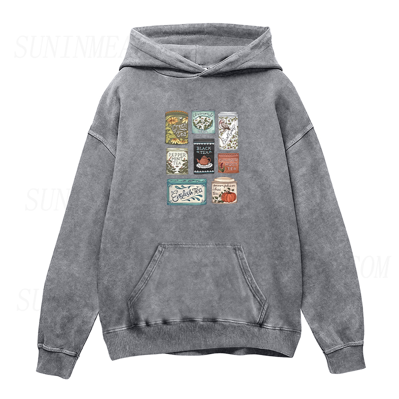 Vintage Tea Tins Unisex Hoodie