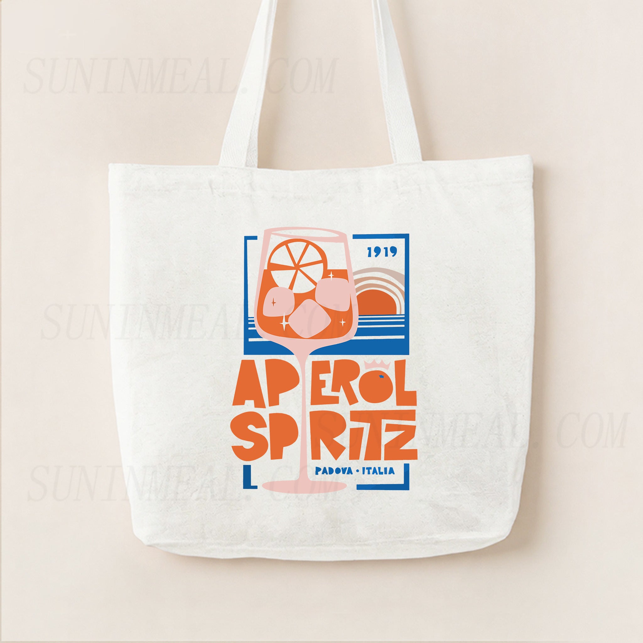 Aperol Spritz Canvas Tote Bag