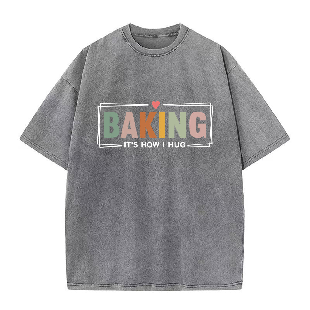 baking it's how I hug Unisex Tee