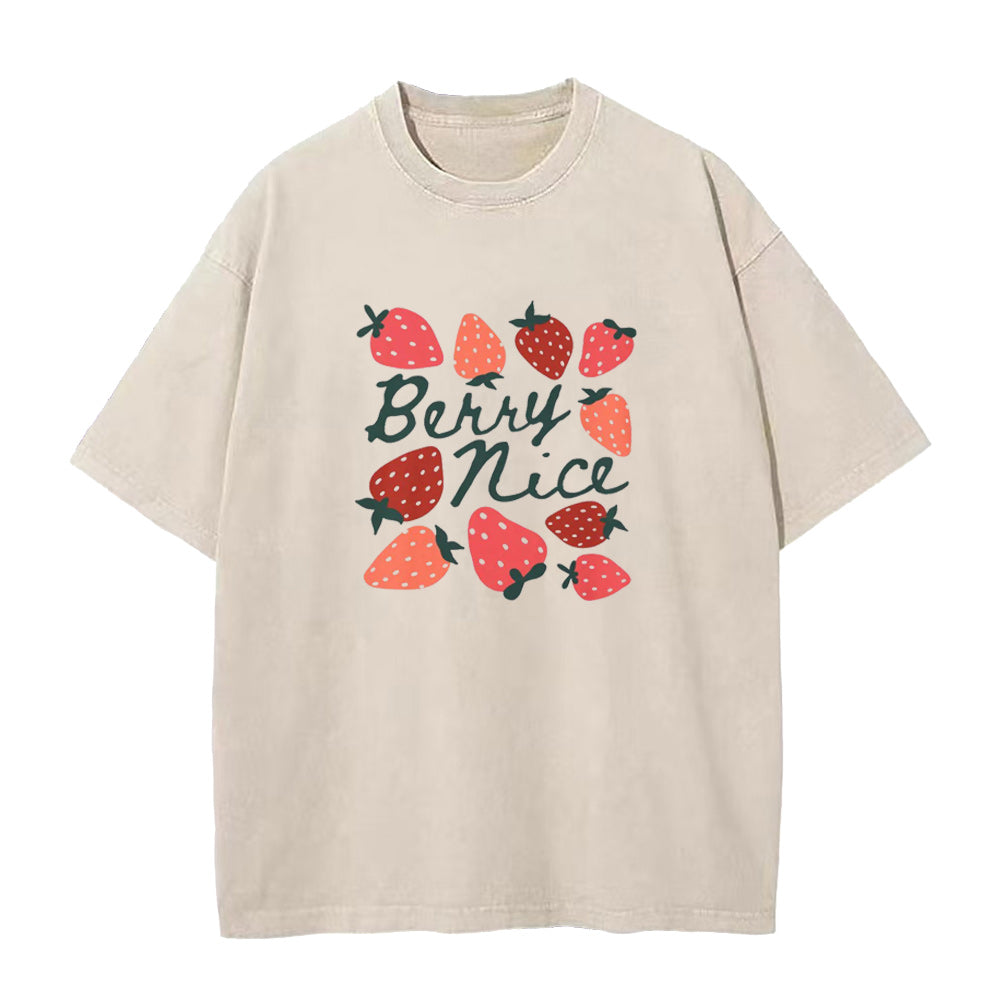Berry Nice Strawberry Unisex Tee