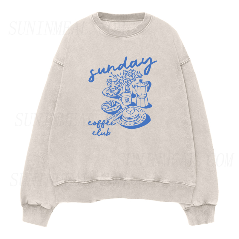 Sunday Coffee Club Unisex Crewneck Sweatshirt
