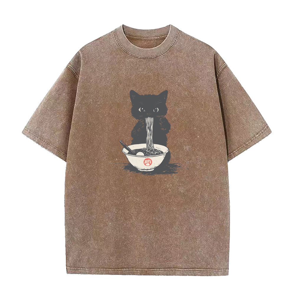 Ramen Kawaii cat Unisex Tee