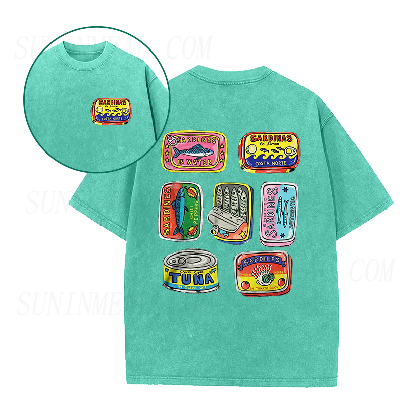 Vintage Sardine Cans Unisex Tee