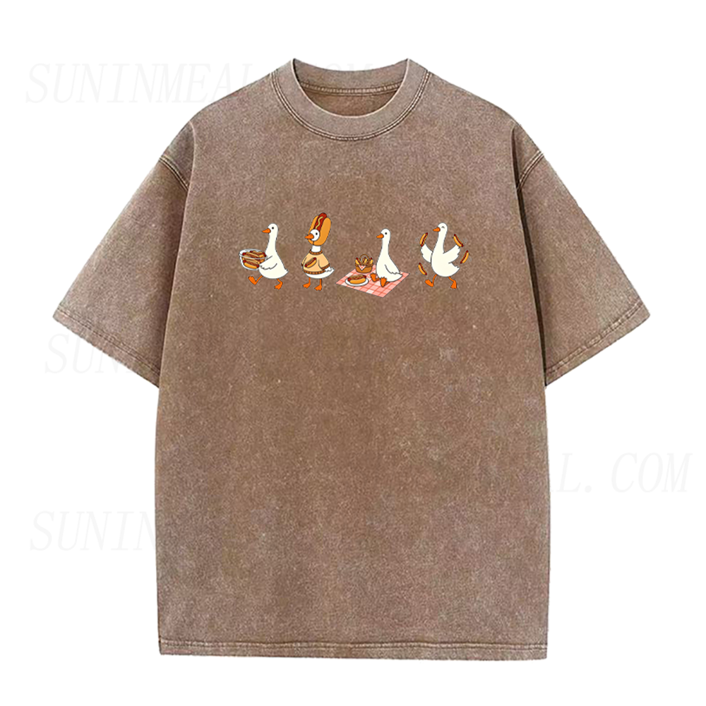 Hot Dog Goose Unisex Tee