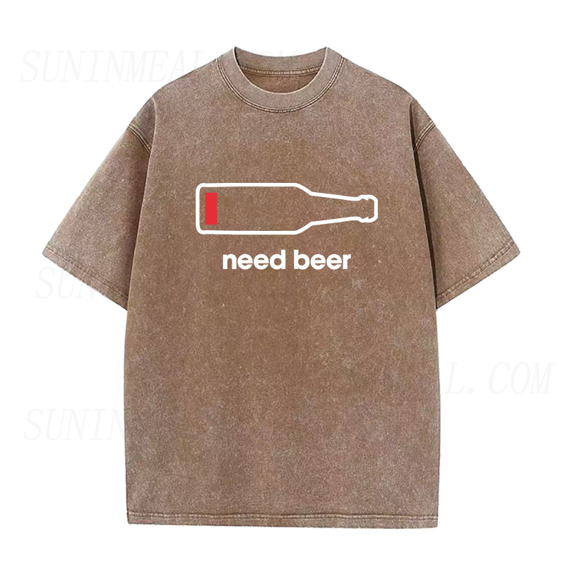 ニードビール ユニセックスTシャツ