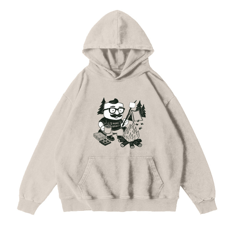 CAMPING S'MORE Marshmallow Unisex Hoodie