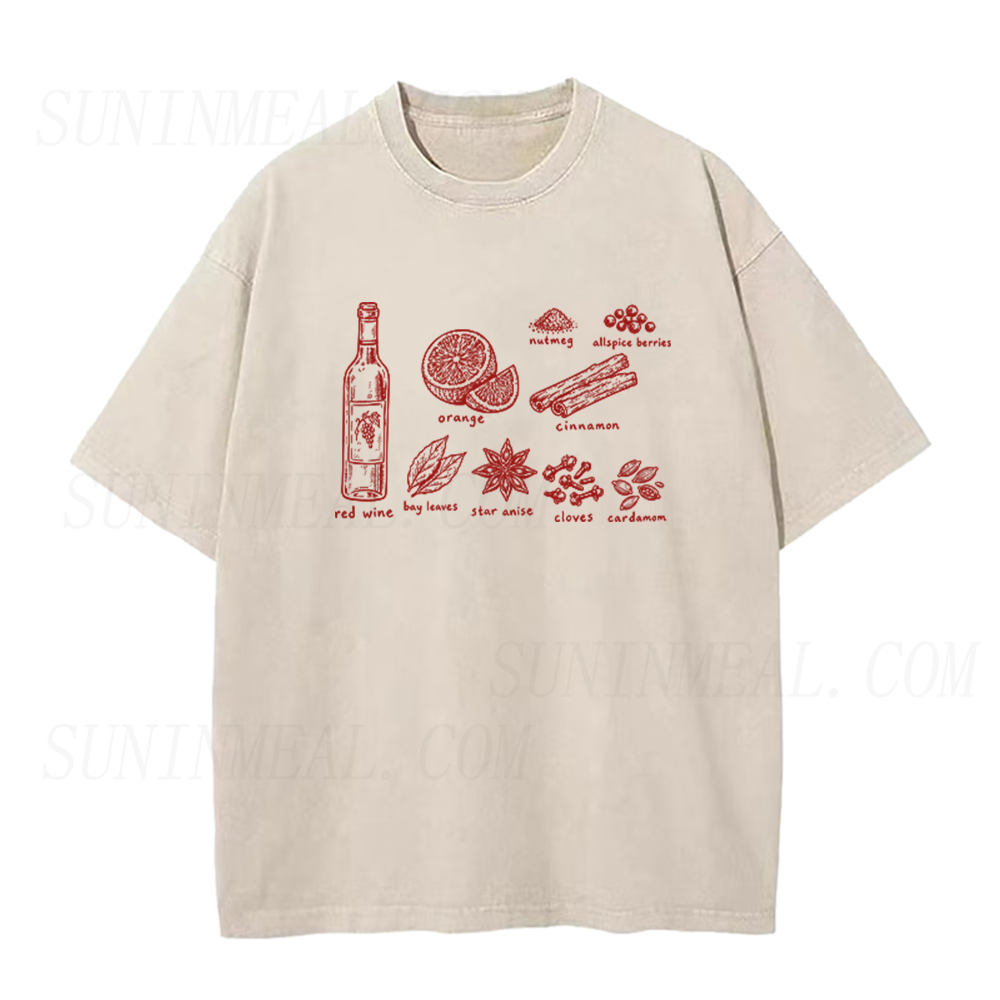 Mulled Wine Christmas Unisex Tee