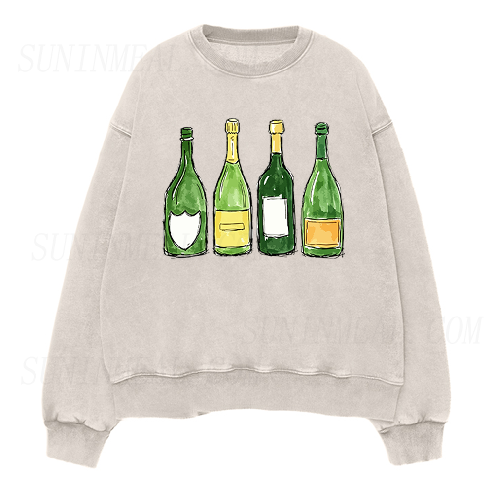 Champagne Lineup Unisex Crewneck Sweatshirt