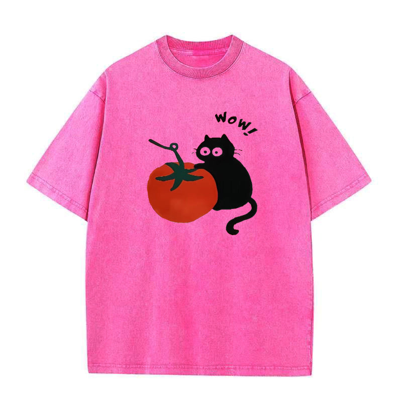 wow tomato cat Unisex Tee