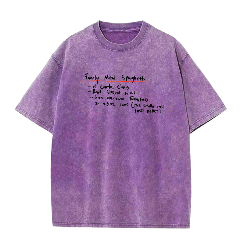 Family Meal Spaghetti Unisex Tee