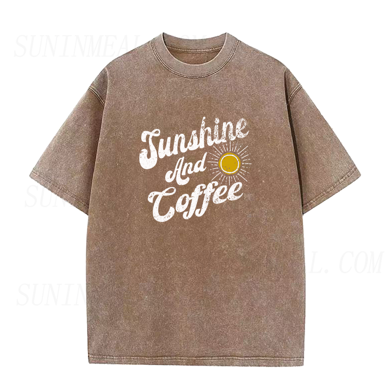 Sunshine and Coffee Unisex Tee