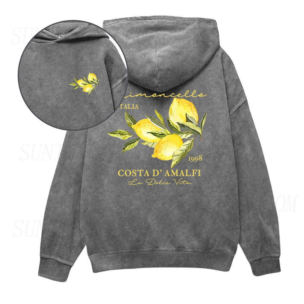 Retro Limoncello La Dolce Vita Unisex Hoodie