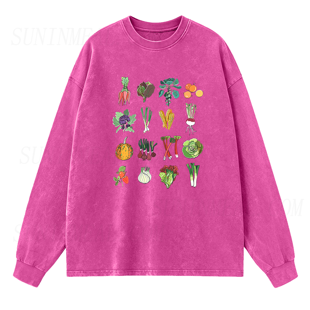 Vegetable Long Sleeve Unisex Tee