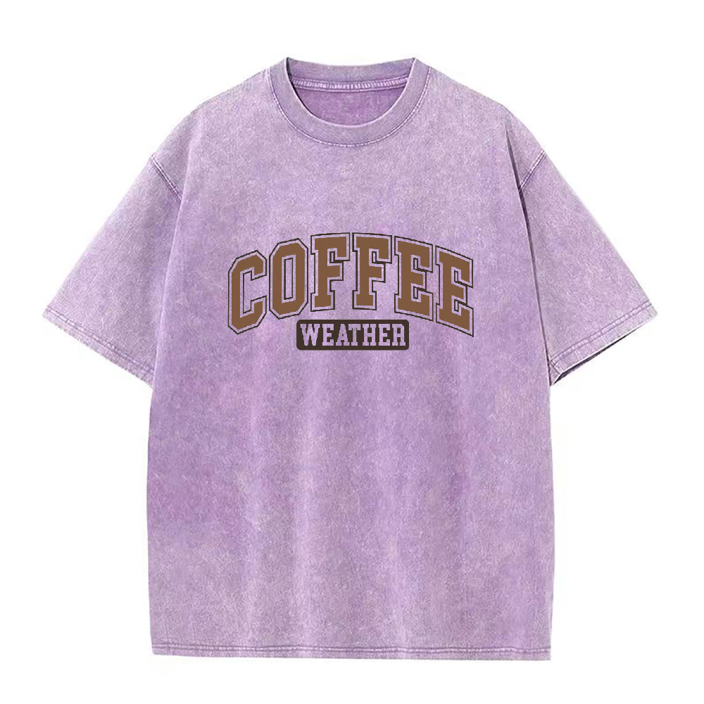 コーヒーウェザーユニセックスTシャツ