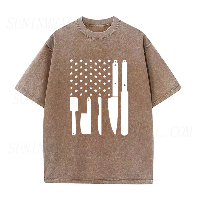 Chef’s Tools American Flag Unisex Tee