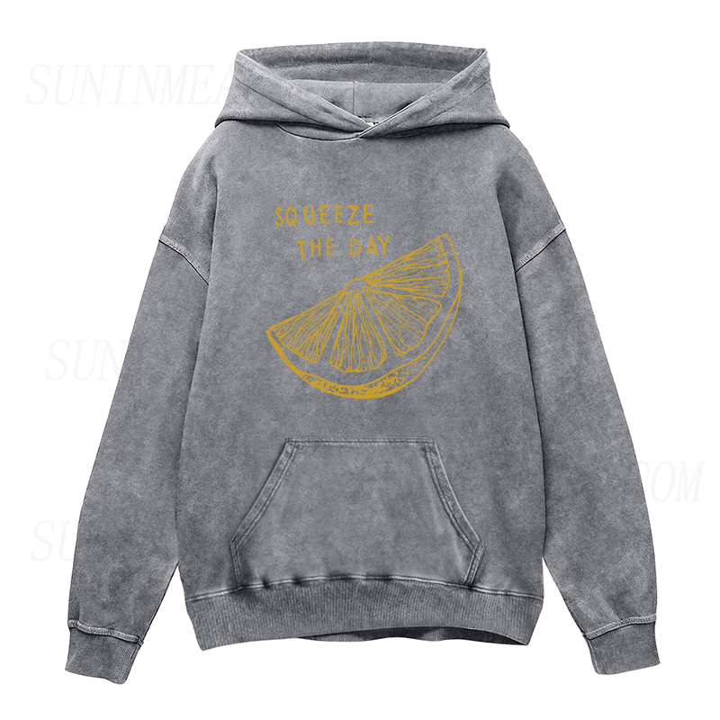Squeeze the Day lemon Unisex Hoodie
