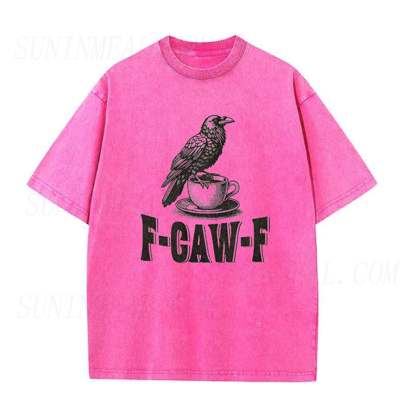 F-Caw-F Crow Coffee Unisex Tee