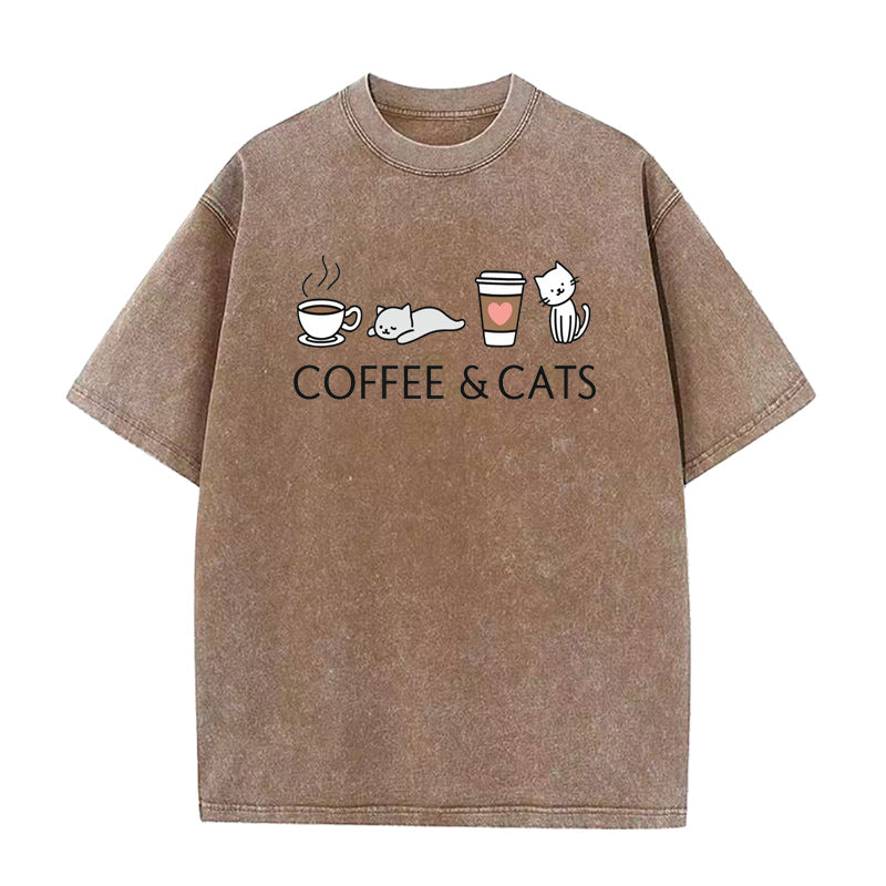 coffee& cat Unisex Tee