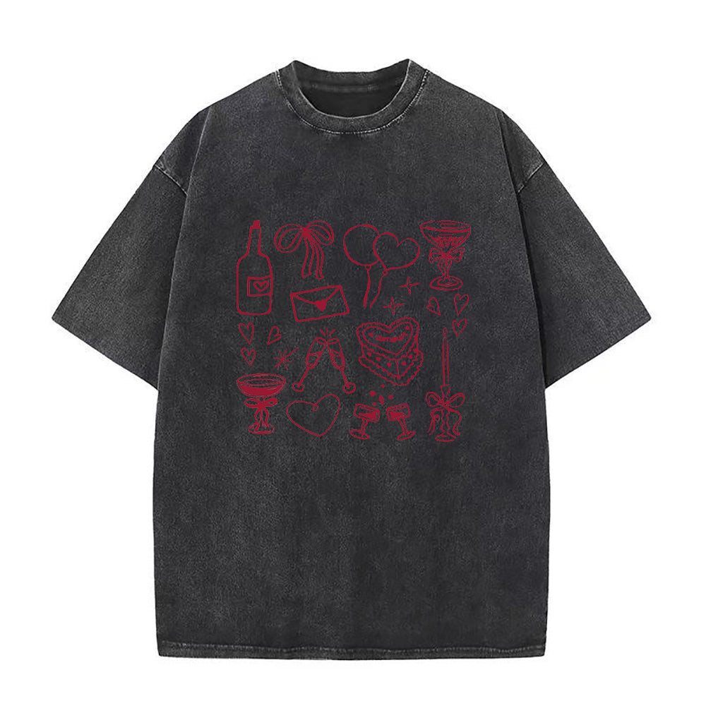 wine cake love Unisex Tee
