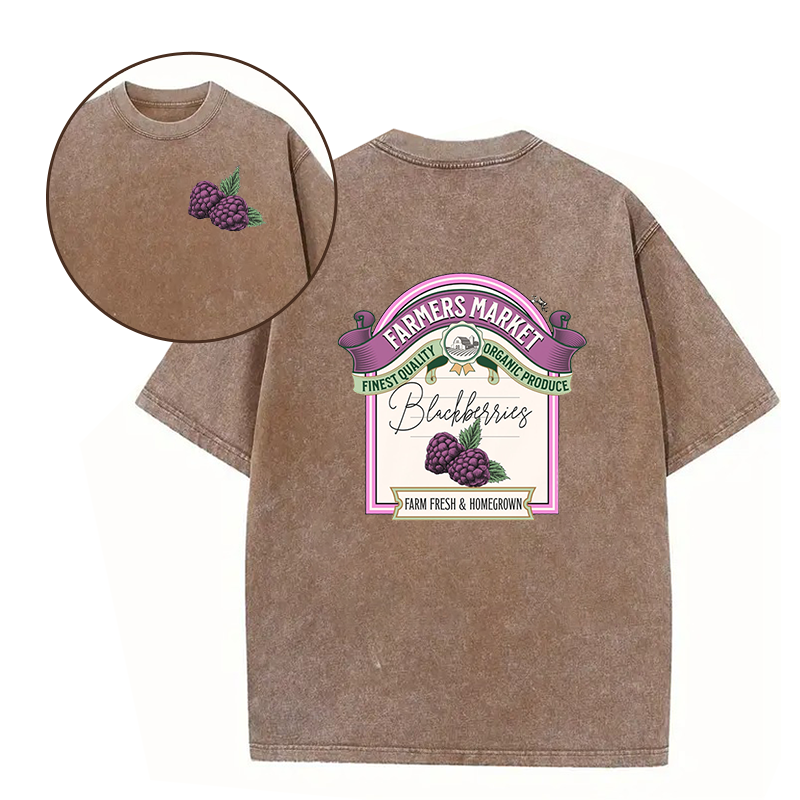Farmers Market Fresh Blackberries Unisex Tee