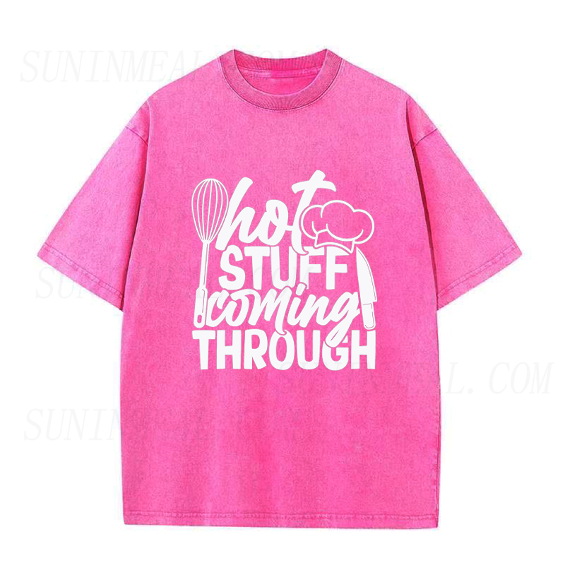 Hot Stuff Coming Through Unisex Tee