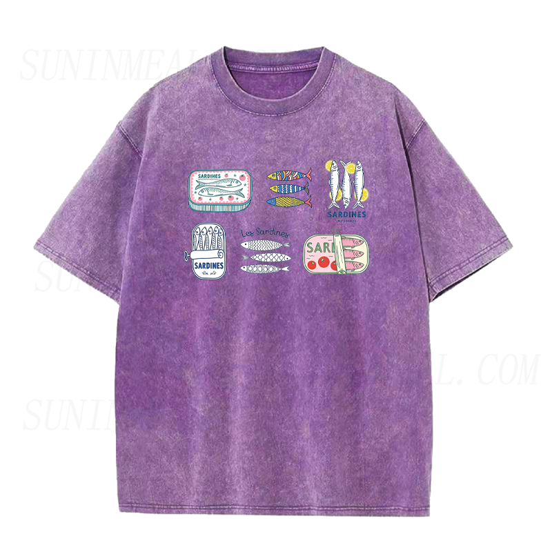 Retro Les Sardines Unisex Tee