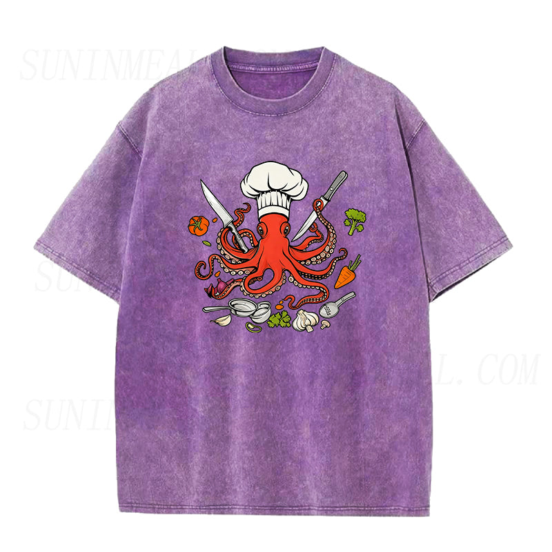 Octopus Chef Unisex Tee