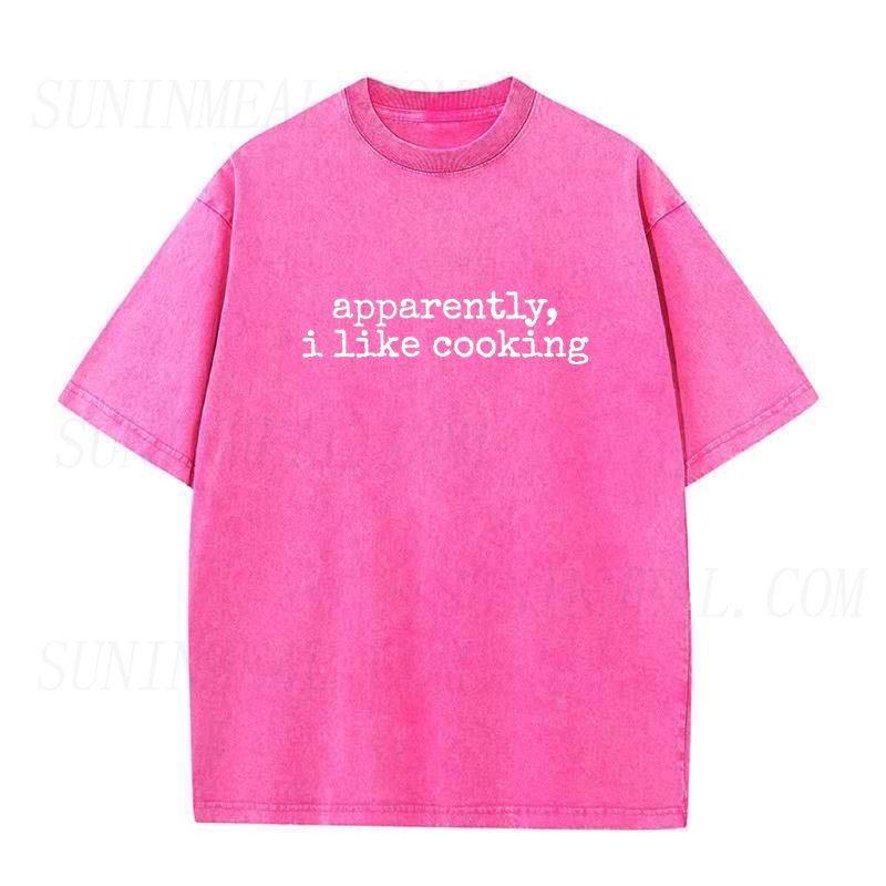Apparently I Like Cooking Unisex Tee