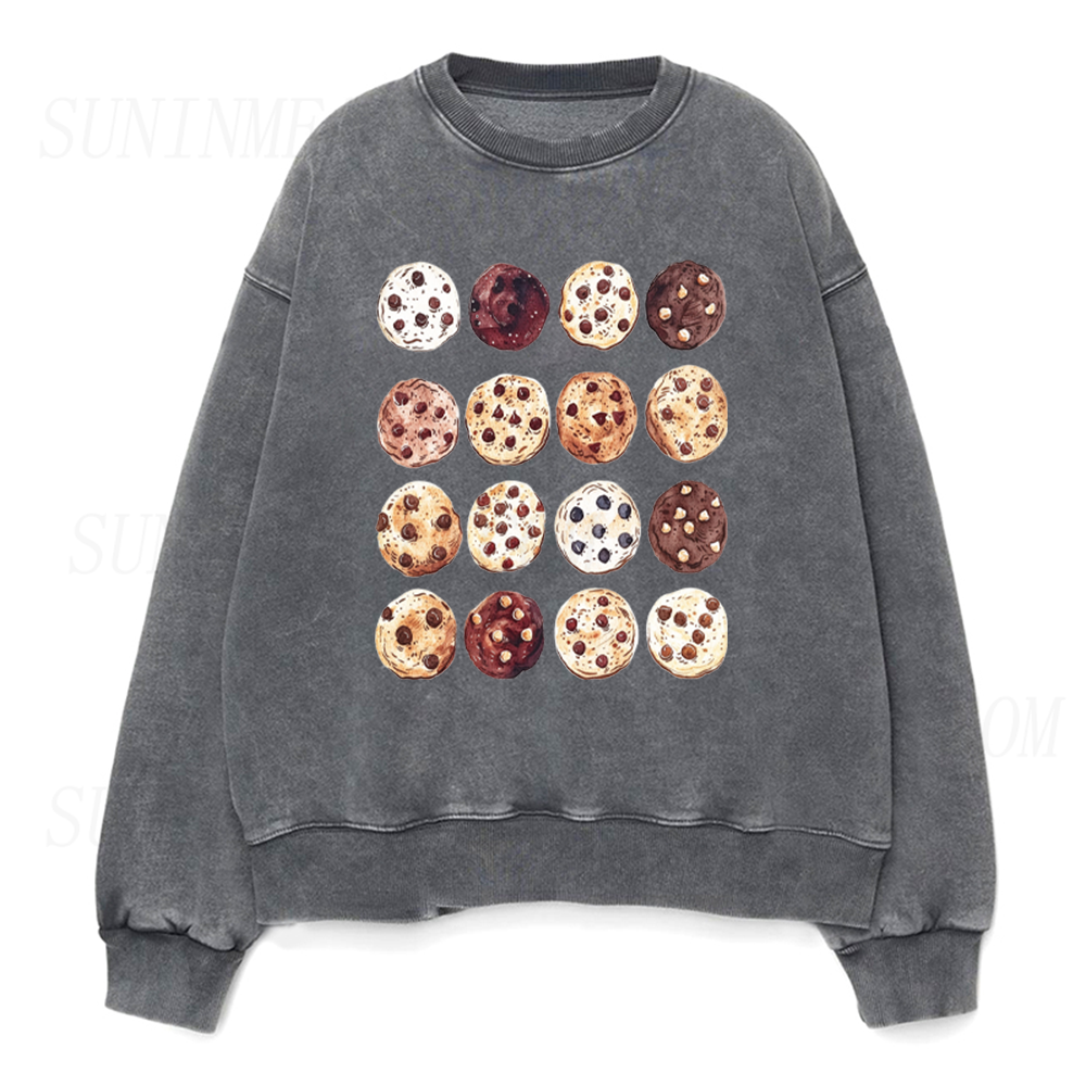 Chocolate Chip Cookies Unisex Crewneck Sweatshirt