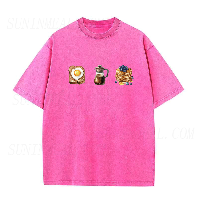 Toast Coffee Pancakes Breakfast Unisex Tee