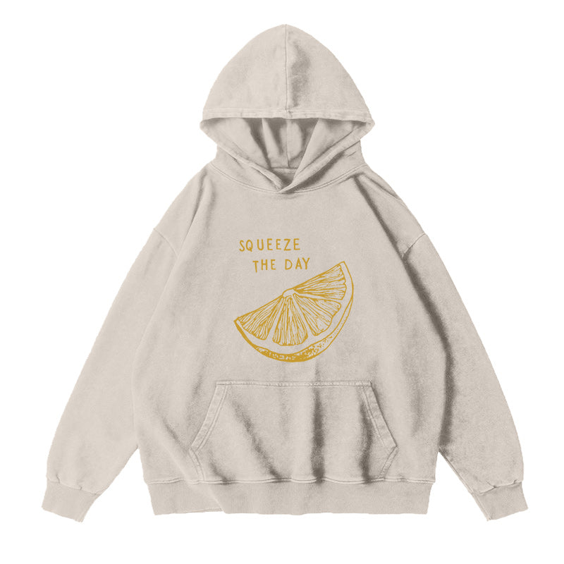 Squeeze the Day lemon Unisex Hoodie