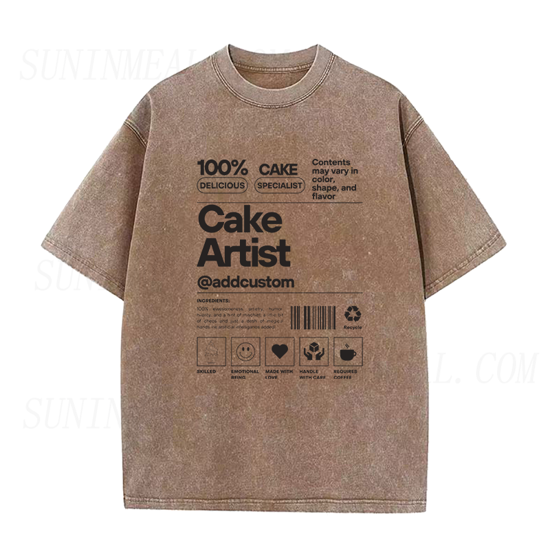 ケーキアーティストキャットユニセックスTシャツ