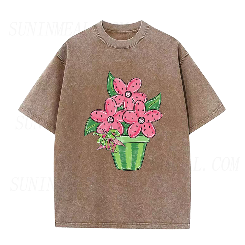 Watermelon Flower Unisex Tee