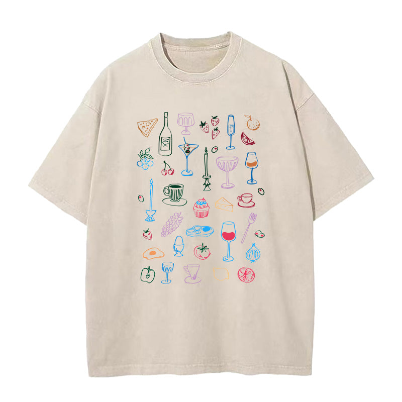wine &food Unisex Tee