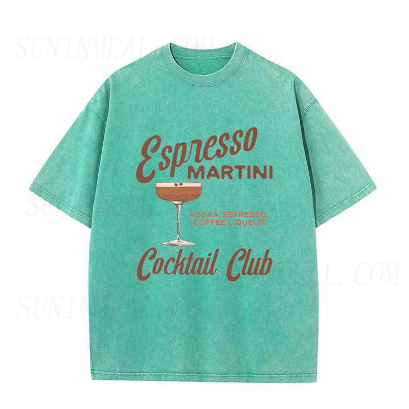 Espresso Martini Cocktail Club Unisex Tee