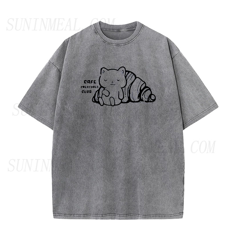 Croissant Cat Unisex Tee