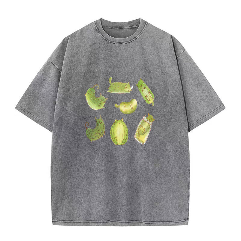 Pickle Cat Unisex Tee