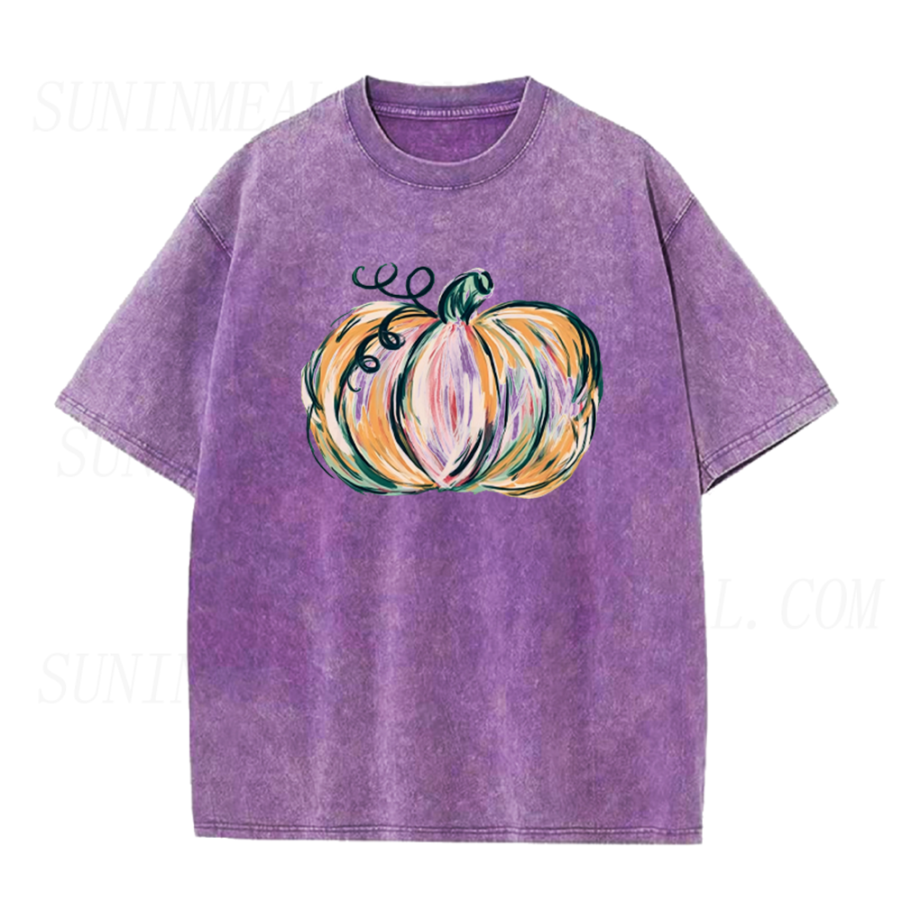 Watercolor Pumpkin Unisex Tee