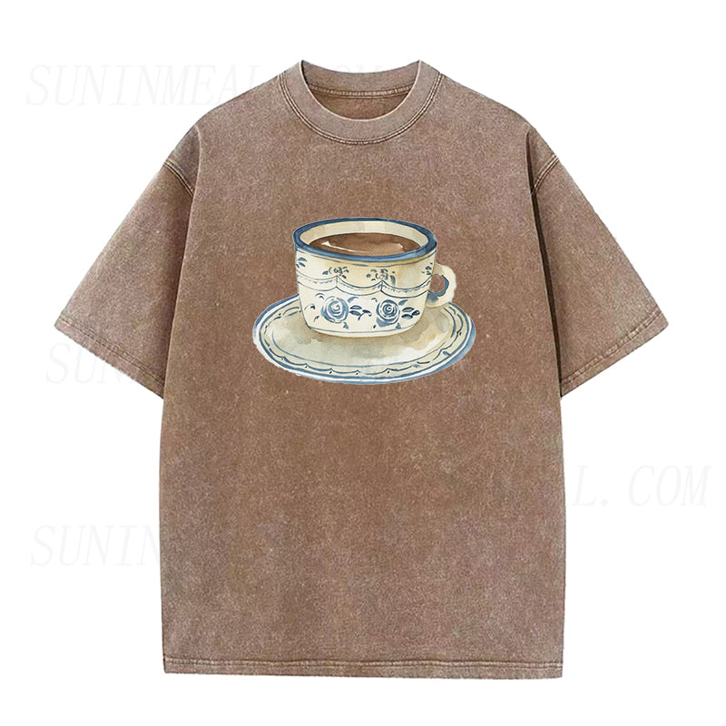 Vintage Coffee Cup Unisex Tee