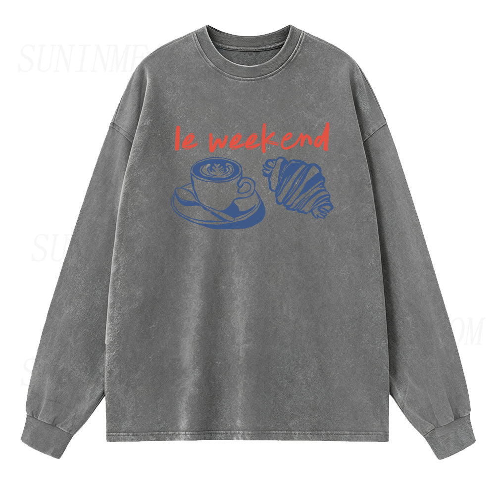 Le Weekend Coffee Sleeve Unisex Tee