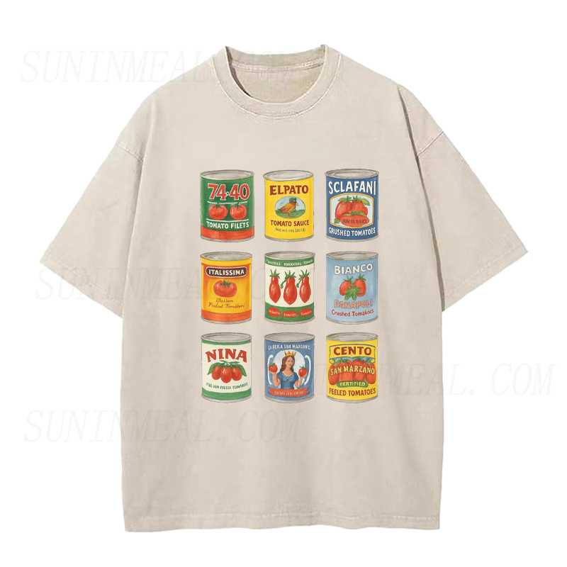 Retro Tomato Can Unisex Tee