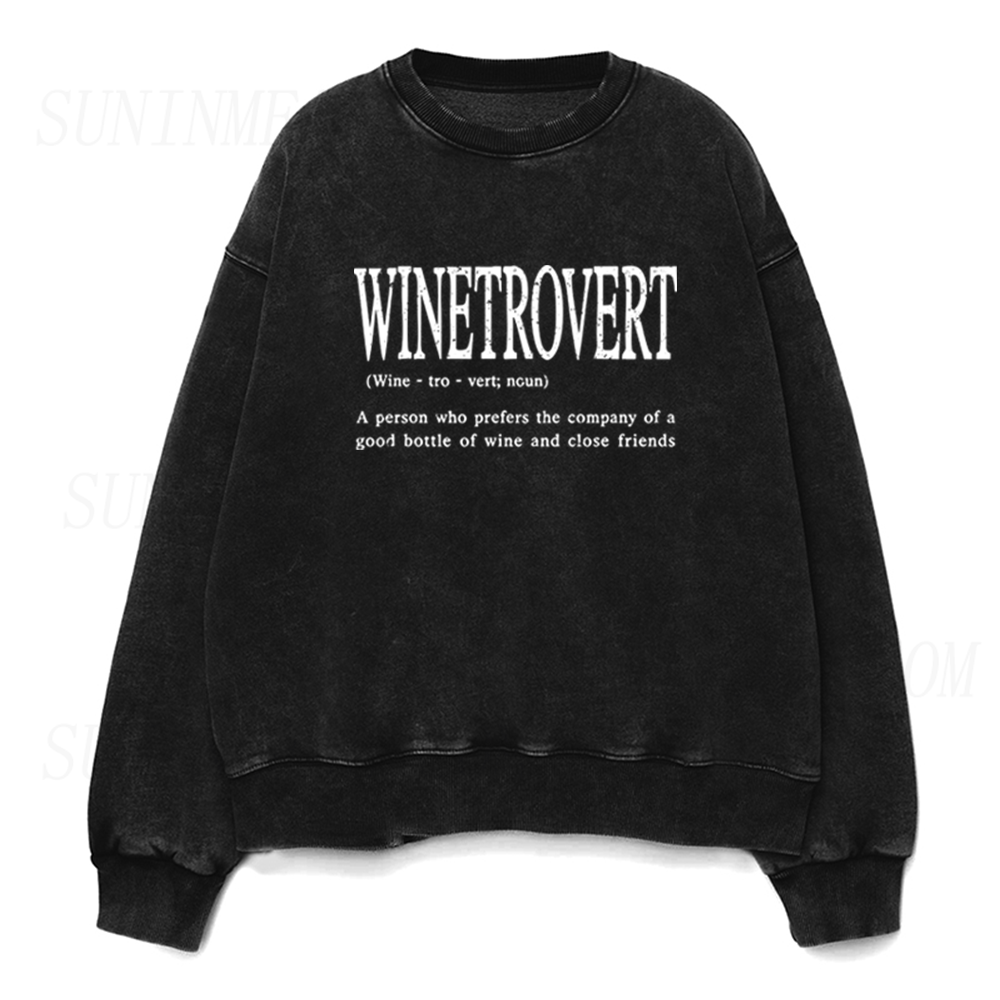Funny Wine Definition Unisex Crewneck Sweatshirt